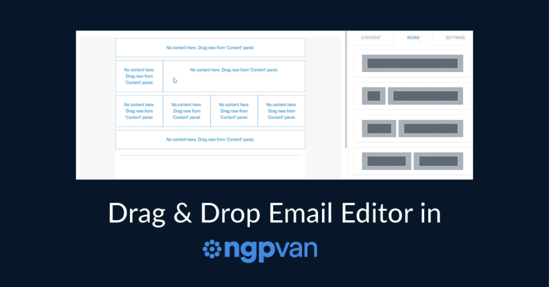 Drag and Drop Email Editor