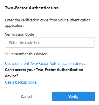 2FA login