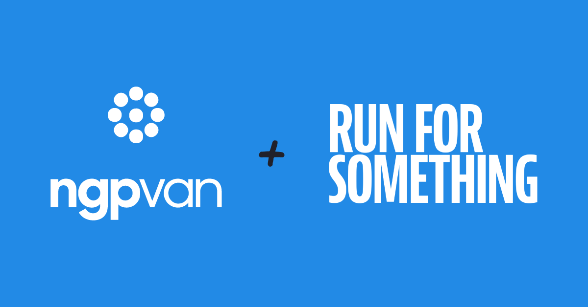 Run for Something partnership social header