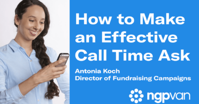 How to Make An Effective Call Time Ask
