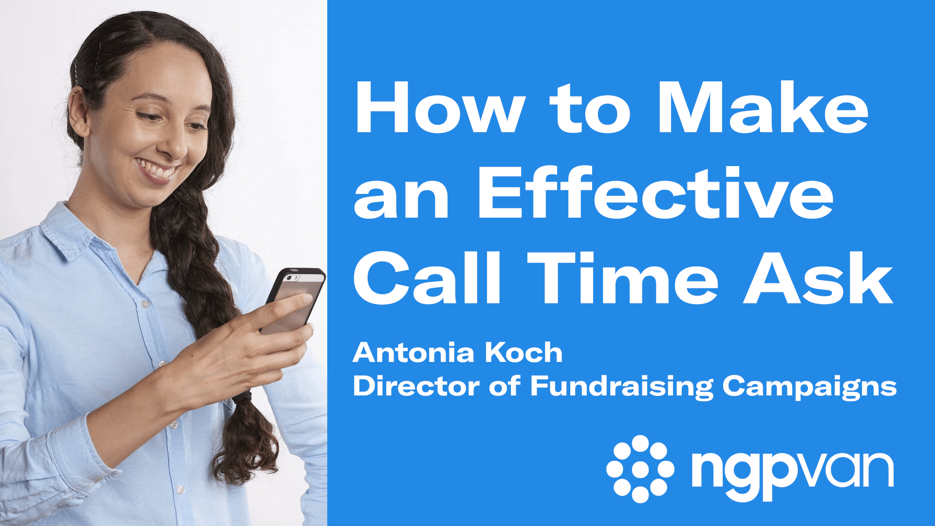 How to Make An Effective Call Time Ask