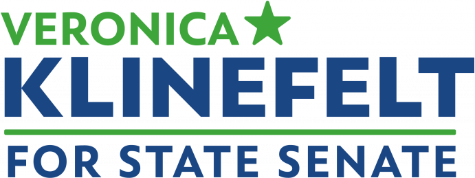 Veronica klinefelt for state senate campaign logo