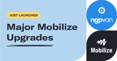 Just launched - major Mobilize upgrades
