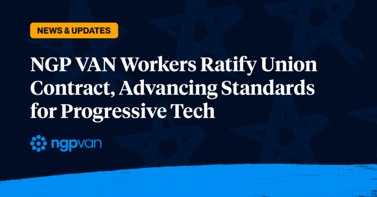 NGP VAN Announces Major Investment in APIs and Data Products with Creation of Dedicated Engineering Team