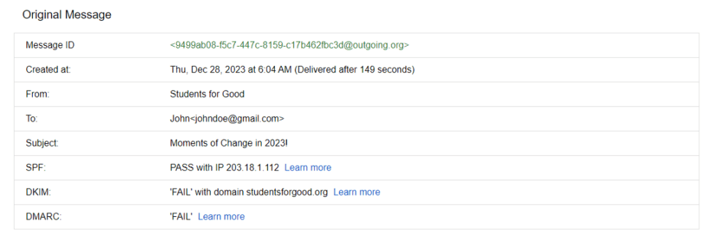EA-TGE-Checklist_DMARC-FAIL-screenshot