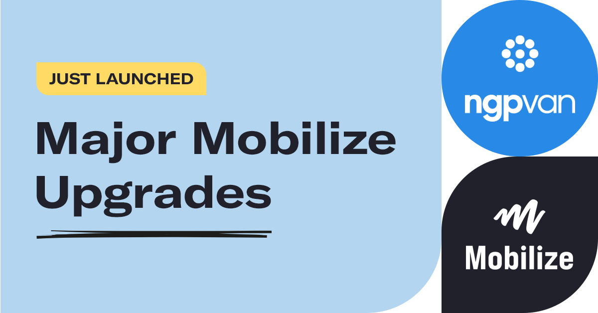 Just launched - major Mobilize upgrades