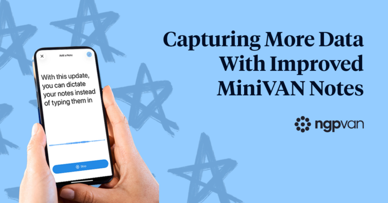 NGP VAN Announces Major Investment in APIs and Data Products with Creation of Dedicated Engineering Team