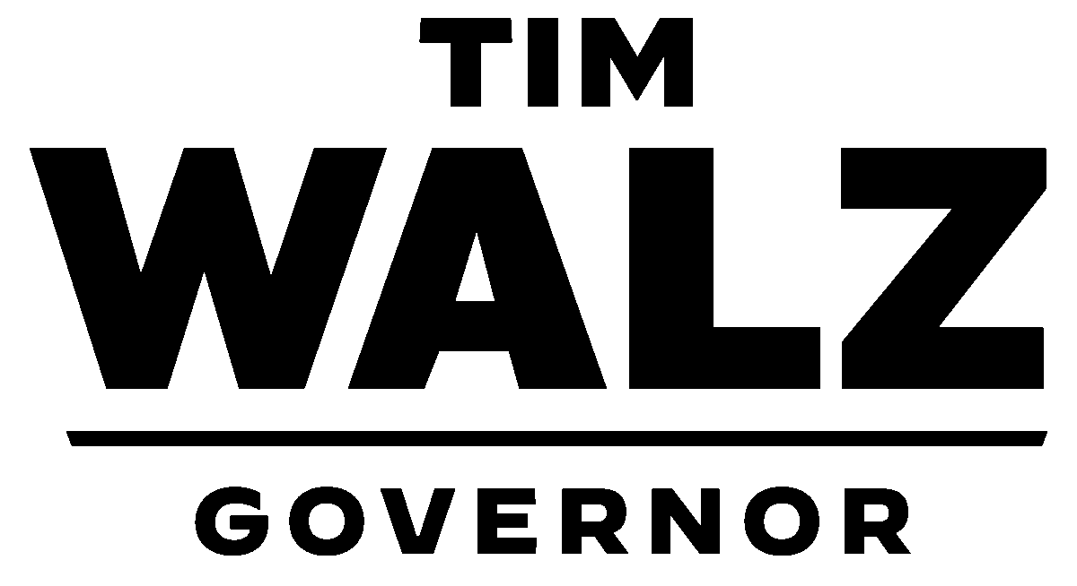 Tim Walz for Governor campaign logo