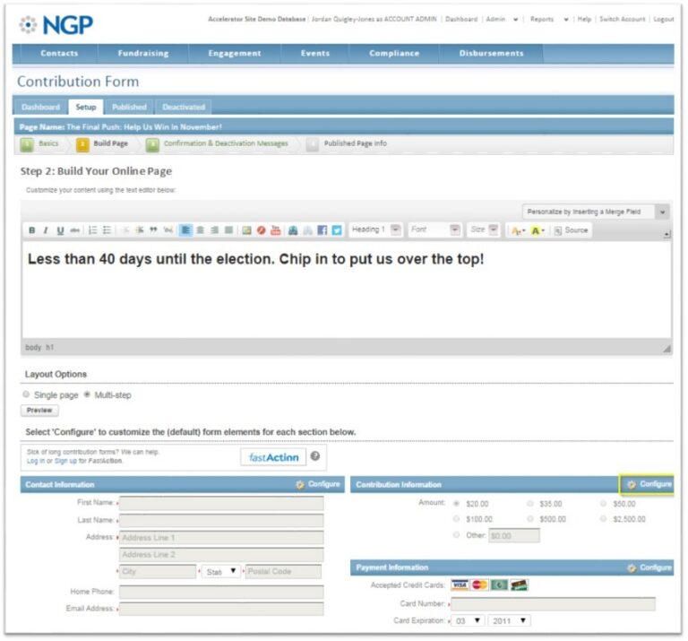 How to Get Weekly Recurring Donations Before the Election